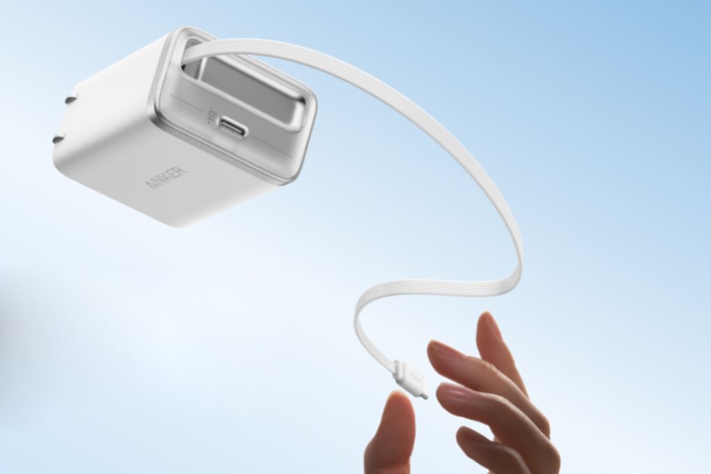 Sạc nhanh Type-C QC PD 35W Anker Nano A2658 kèm cáp dây rút Type C Màu Trắng