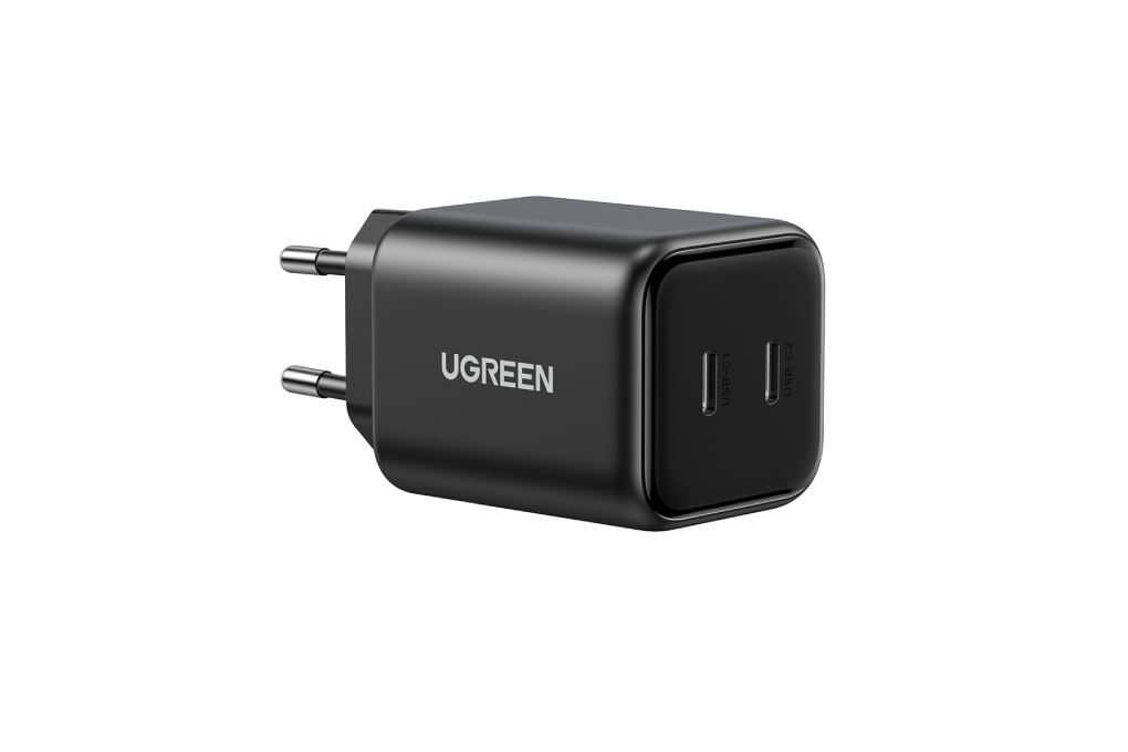 Sạc nhanh 2 cổng Type-C PD 45W Ugreen X526 65058 Màu Đen