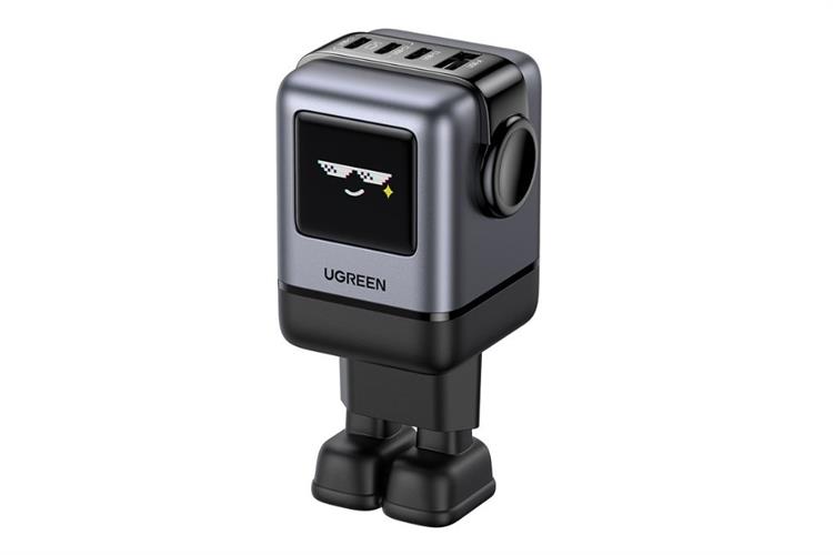 Adapter Sạc 4 cổng Type C PD QC3.0 GaN 100W Ugreen Robot Uno X688 45515B