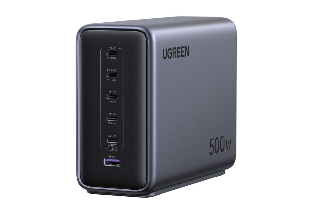 Sạc nhanh 6 cổng USB Type-C PD 500W Ugreen Nexode X759 55550B