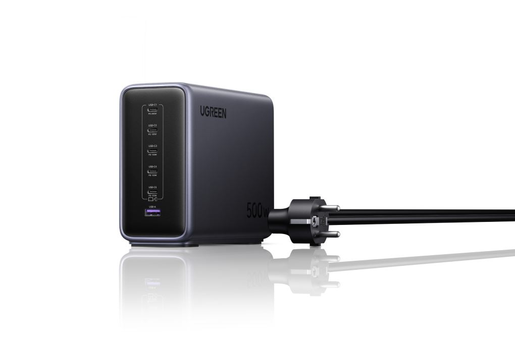 Sạc nhanh 6 cổng USB Type-C PD 500W Ugreen Nexode X759 55550B - 4