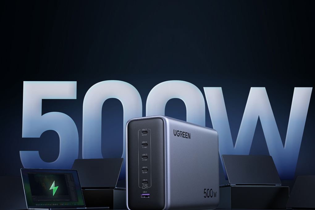 Sạc nhanh 6 cổng USB Type-C PD 500W Ugreen Nexode X759 55550B - 8