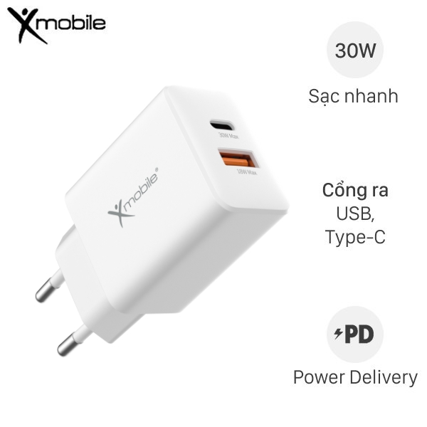 Sạc 2 cổng Xmobile DS052AC