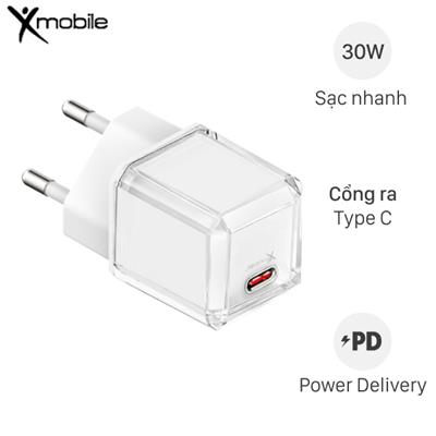 Sạc nhanh Type-C PD 30W Xmobile DC04