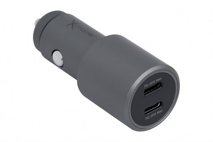 Sạc xe hơi 2 cổng Type C PD 35W Xmobile SN-561