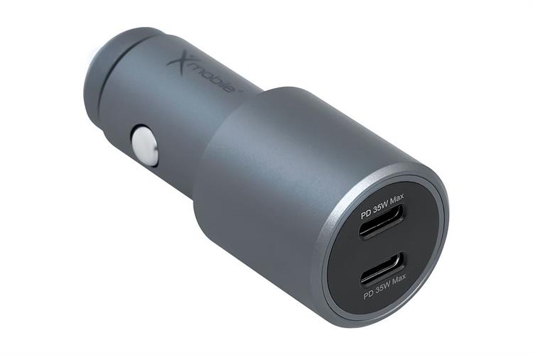 Sạc xe hơi 2 cổng Type C PD 35W Xmobile SN-561