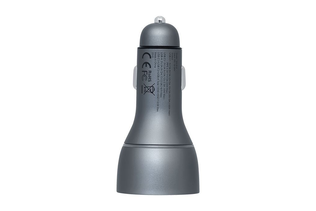 Sạc xe hơi 3 cổng Type C PD QC 3.0 100W Xmobile SN-610 Màu Xám đậm