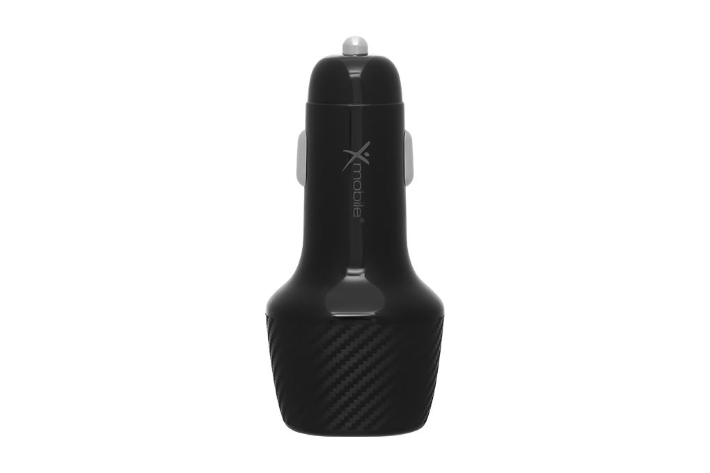 Sạc xe hơi 3 cổng Type C PD QC 3.0 65W Xmobile SN-612 Màu Đen