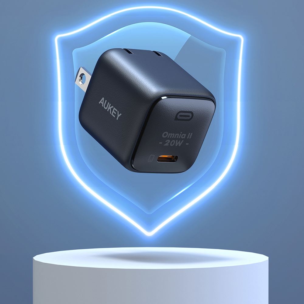 Sạc nhanh Type-C PD 20W Aukey PA-B1T Omnia - An toàn