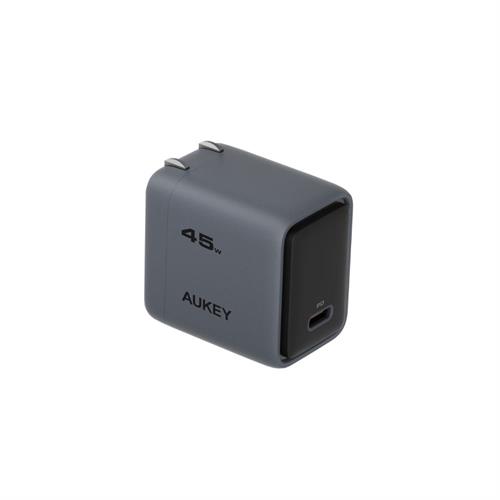 Sạc nhanh Type-C PD 45W Aukey PA-C2 Màu Xám