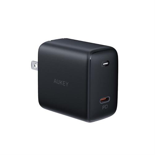 Sạc nhanh Type-C PD 45W Aukey PA-F4 Omnia Màu Đen