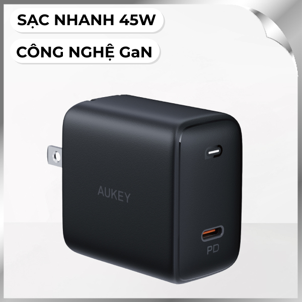 Sạc nhanh Type-C PD Aukey PA-F4 Omnia