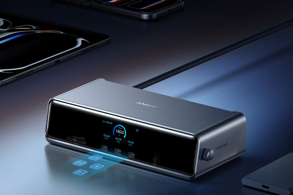 Trạm sạc nhanh chuyển đổi 14-in-1 140W Triple Display Anker Prime Docking Station A83B3 - 3