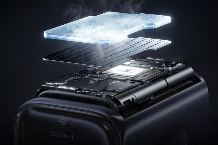 Sạc nhanh 2 cổng Type-C PD GaN6 Pro 45W Baseus PicoGo AN13 E0121G Màu Đen