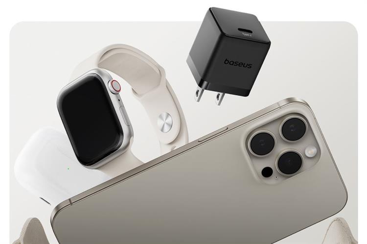 Sạc nhanh Type-C PD 30W Baseus Palm CCZC30CS Màu Đen