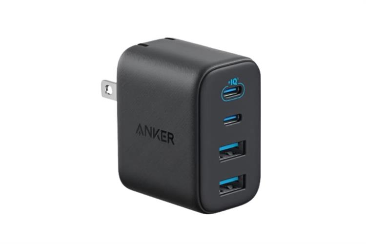 Sạc nhanh 4 cổng USB Type-C IQ3 GaN 50W Anker Zolo A121E Màu Đen