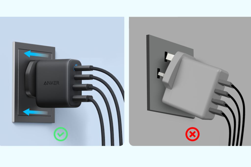 Sạc nhanh 4 cổng USB Type-C IQ3 GaN 50W Anker Zolo A121E Màu Đen