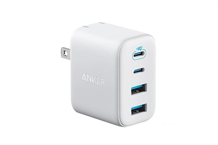 Sạc nhanh 4 cổng USB Type-C IQ3 GaN 50W Anker Zolo A121E Màu Trắng