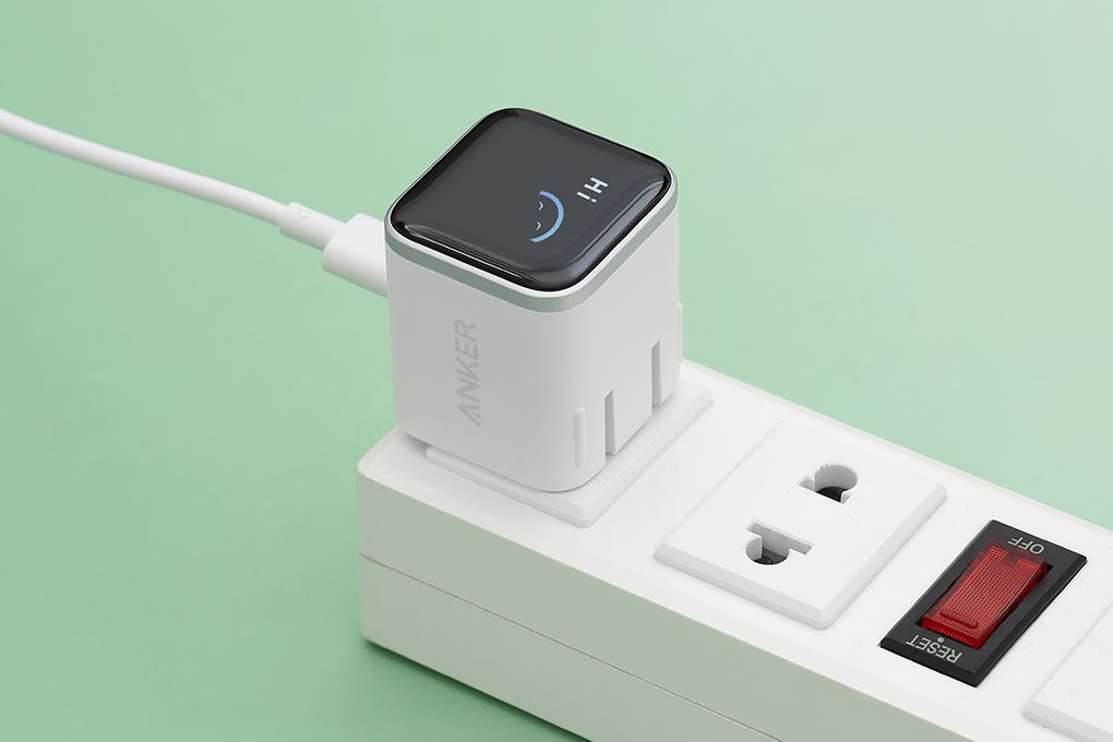 Sạc nhanh Type-C IQ3 45W Anker Nano A121D Màu Trắng