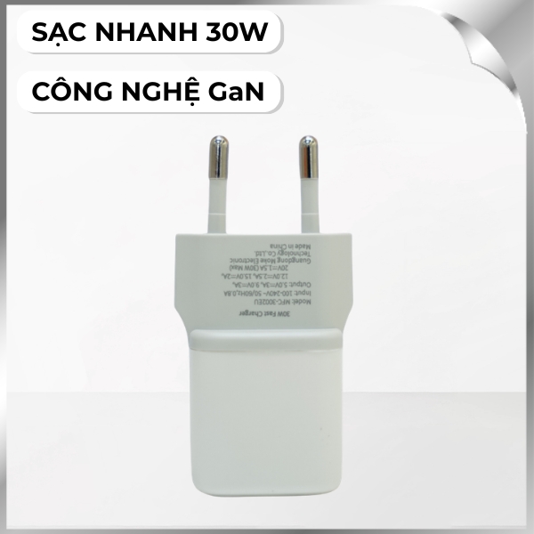 Sạc nhanh Type C PD 30W MOCOLL MOC6796