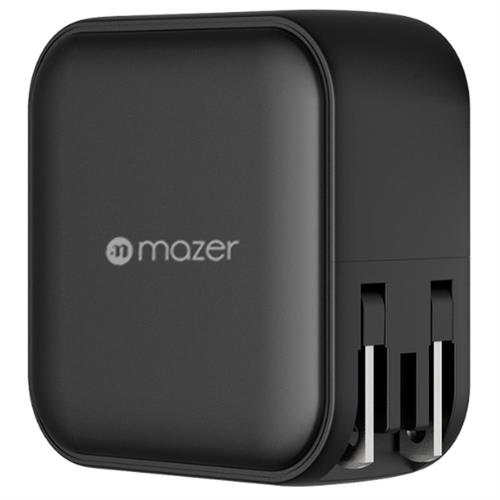Sạc nhanh 4 cổng USB Type-C PD QC 3.0 GaN 100W Mazer M-GAN100W-BK Màu Đen