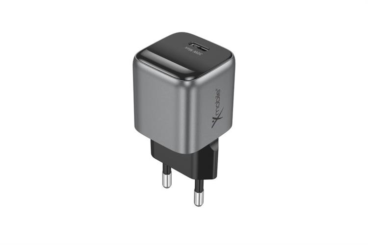 Sạc nhanh Type-C PD GaN 30W Xmobile DC06 Màu Xám đậm