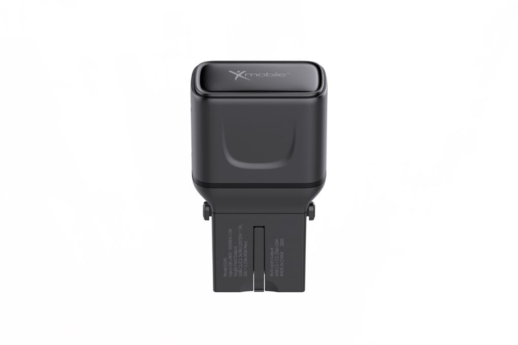 Sạc nhanh đa năng Universal PD GaN 45W Xmobile G545 Màu Đen