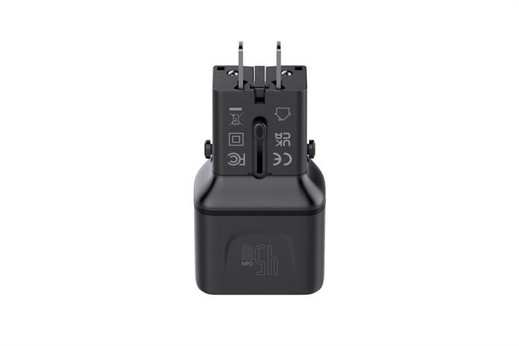 Sạc nhanh đa năng Universal PD GaN 45W Xmobile G545 Màu Đen