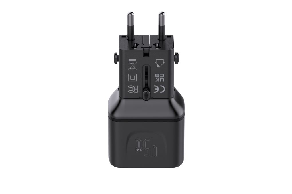 Sạc nhanh đa năng Universal PD GaN 45W Xmobile G545 Màu Đen