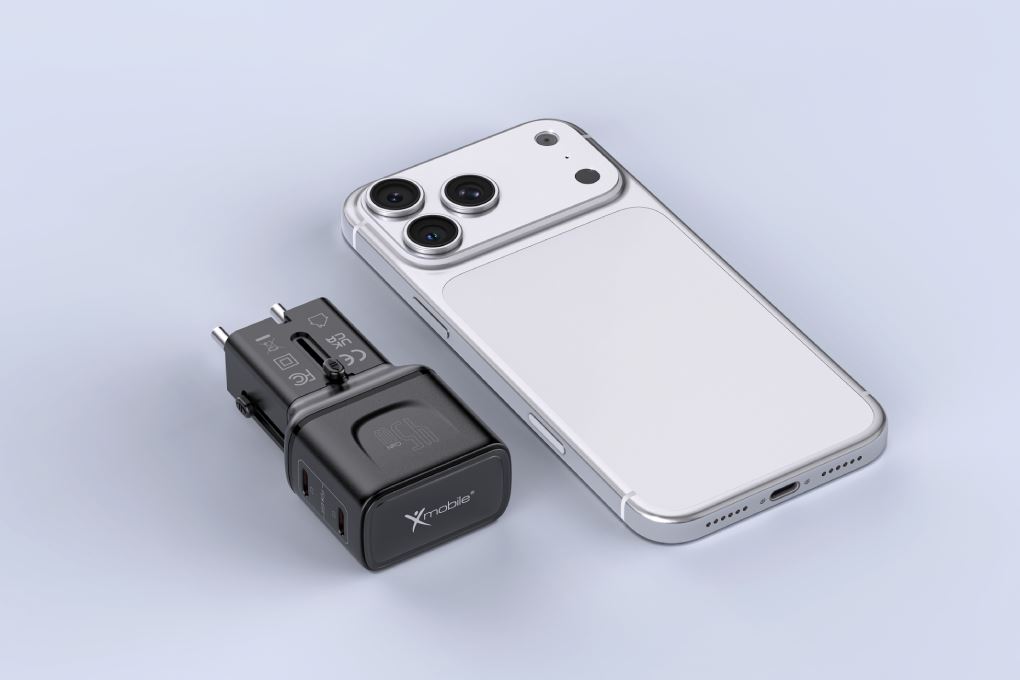 Sạc nhanh đa năng Universal PD GaN 45W Xmobile G545 Màu Đen