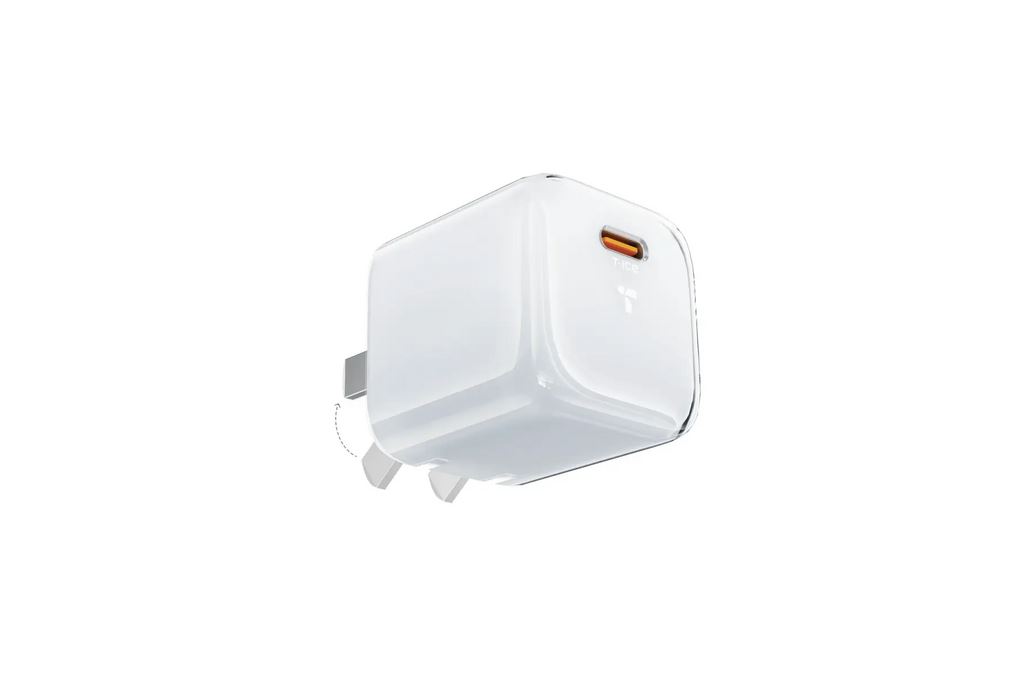 Sạc nhanh Type-C 20W TORRAS ICENANO Kèm Cáp Type C 1.2m Màu Trắng