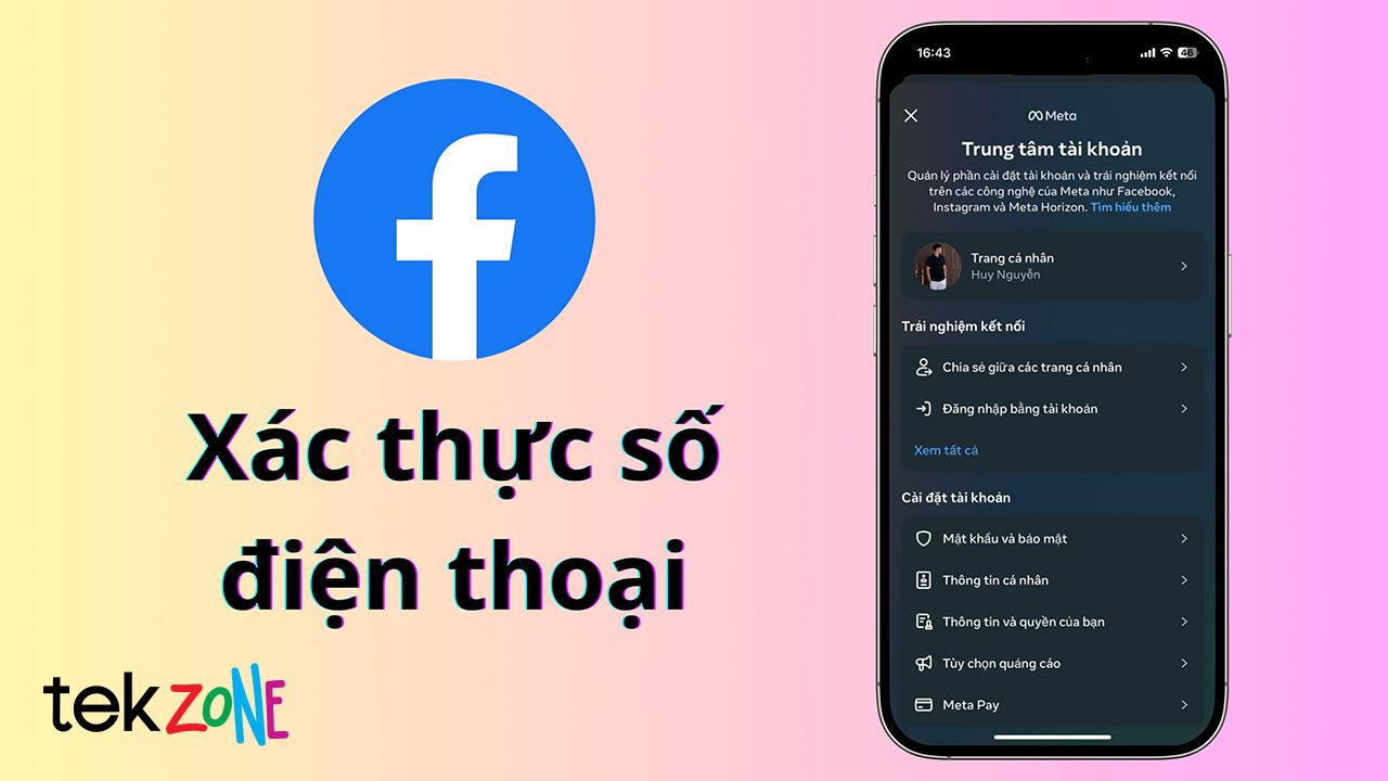 Cách xác thực số điện thoại trên Facebook để tiếp tục sử dụng tài khoản sau ngày 25/12/2024