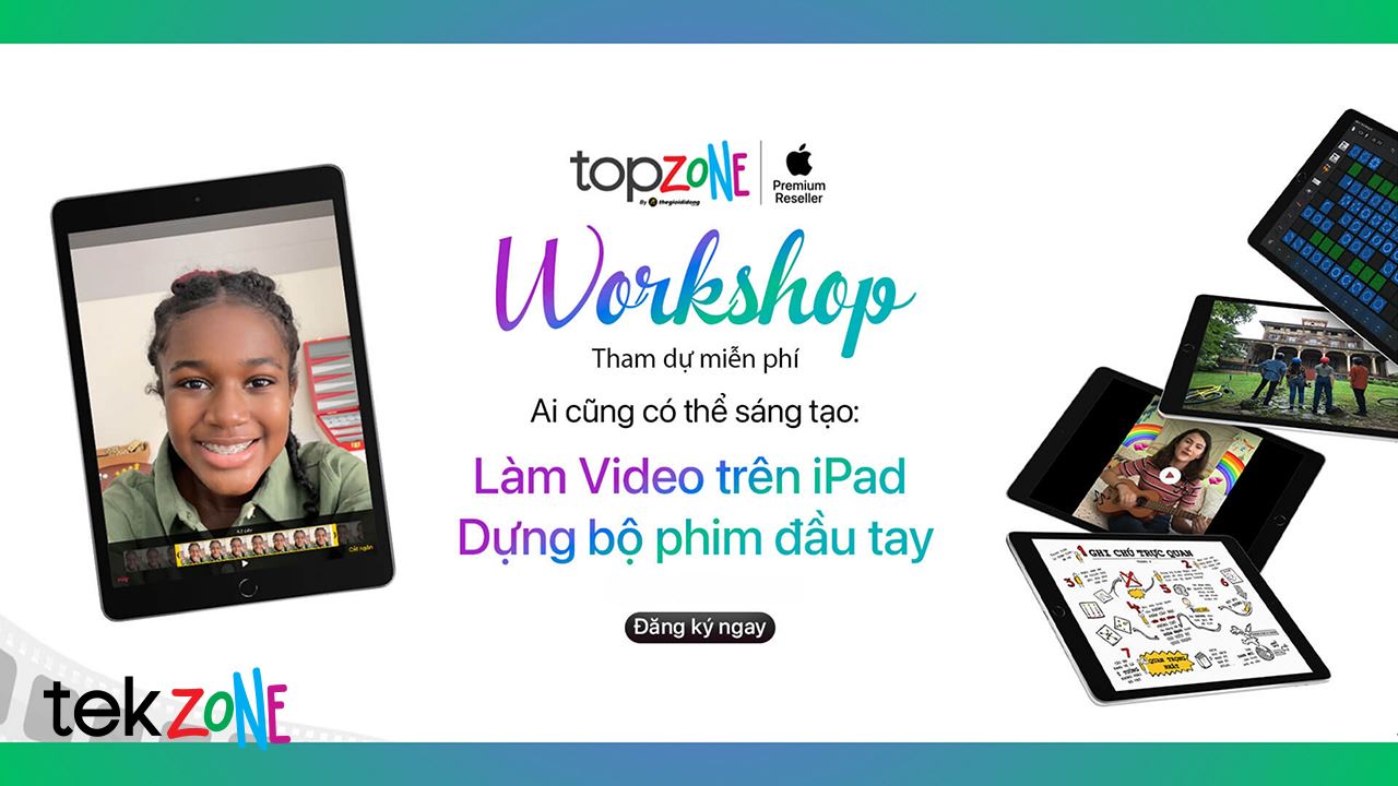 Workshop dành cho các nhà làm phim nhí: Ai cũng có thể sáng tạo làm video trên iPad - Dựng bộ phim đầu tay