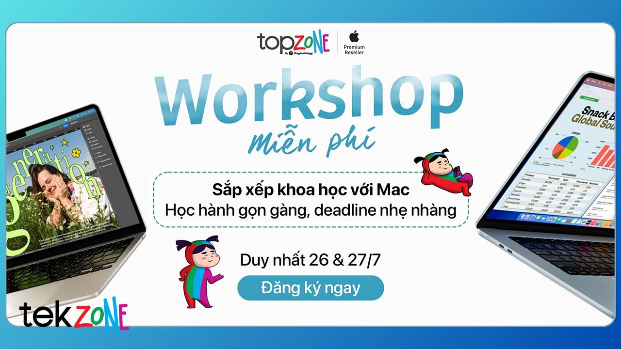 Workshop TopZone: Studio chụp hình trong tay với iPhone 16 Series