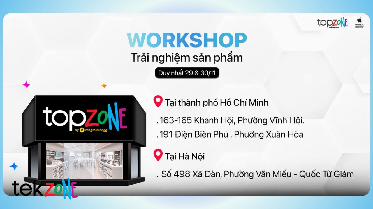 Workshop trải nghiệm MacBook Pro M5 và iPad Pro M5, tốc độ vượt xa mọi tưởng tượng