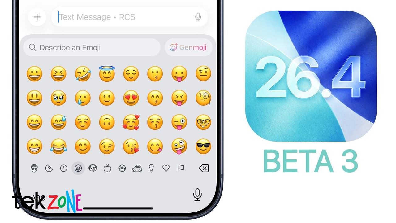 Apple chính thức phát hành iOS 26.4 Beta 3: Tạo Playlist bằng AI, nâng cấp bảo mật tin nhắn RCS