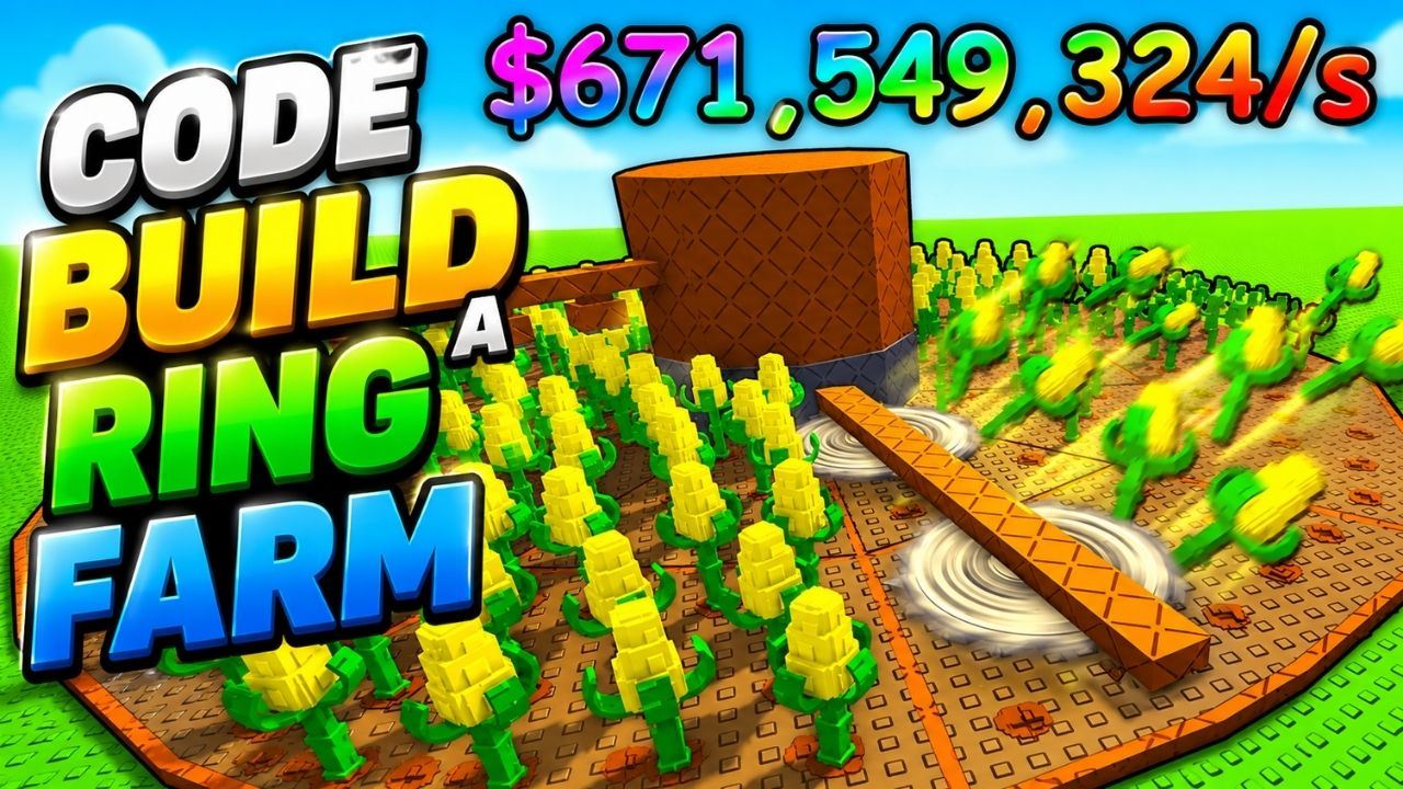 Code Build a Ring Farm 06/2026 mới nhất, cách nhập code