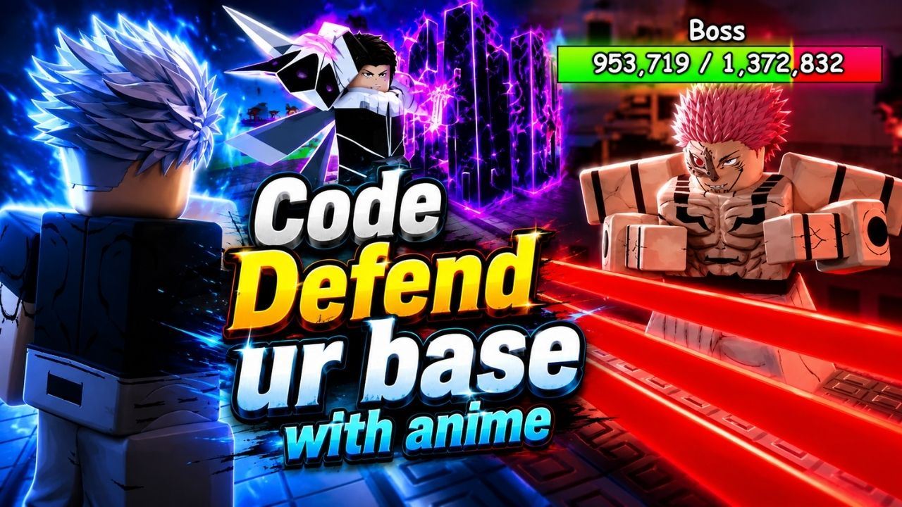 Code Defend ur base with anime 06/2026 mới nhất, cách nhập code nhanh