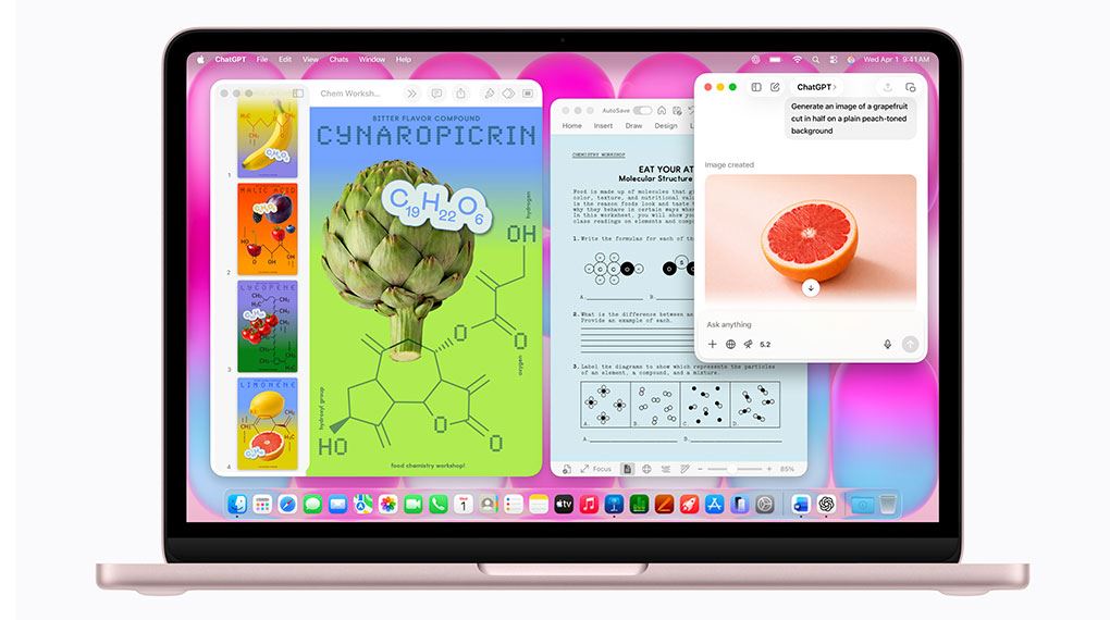 MacBook Neo mang lại hình ảnh sắc nét với độ phân giải cao