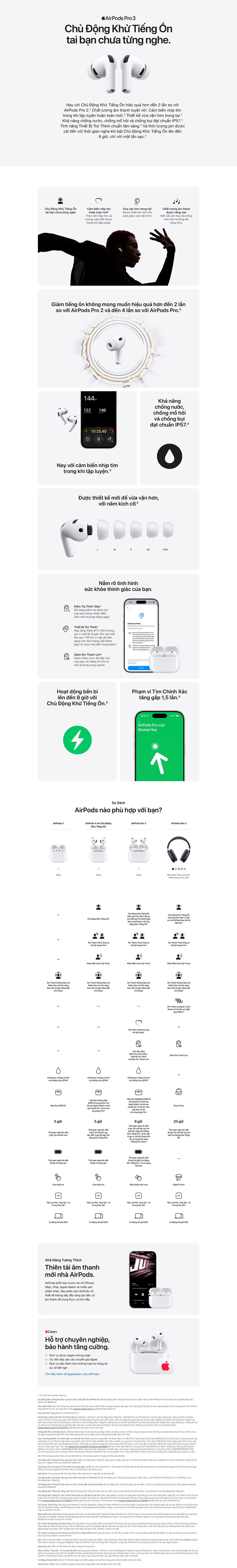 Tính năng nổi bật AirPods Pro 3 