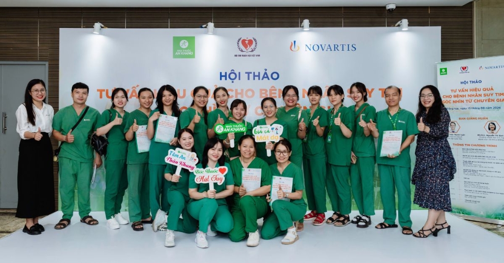 Nha thuoc An Khang ket hop cung Novartis to chuc hoi thao nang cao "Tu van hieu qua cho benh nhan suy tim - Goc nhin chuyen gia"