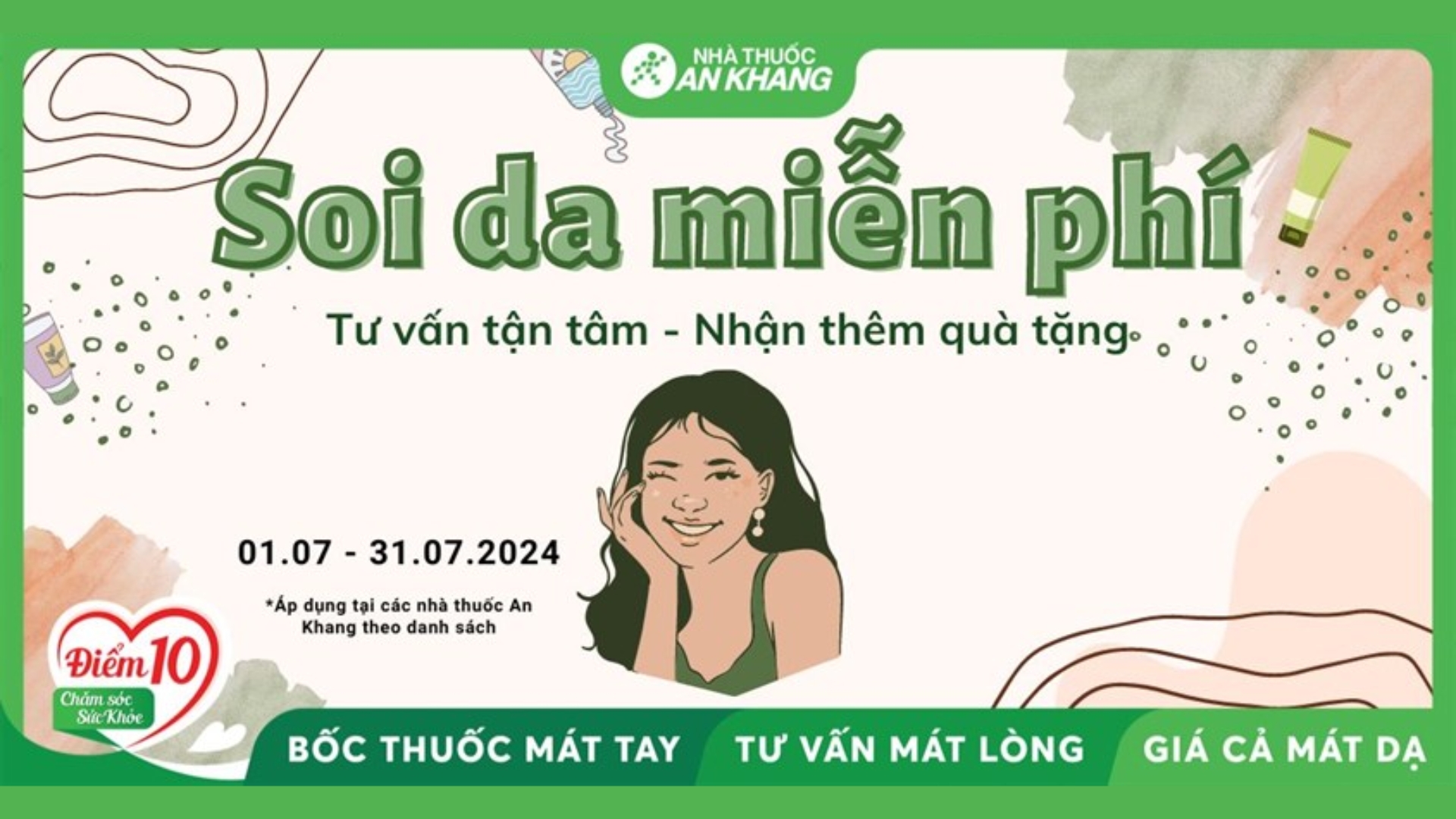An Khang Trien Khai Chuong Trinh Soi Da va Tu Van Da Mien Phi