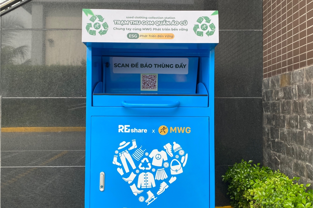 REshare: Thu Hoi Quan Ao Cu Tai Van Phong MWG