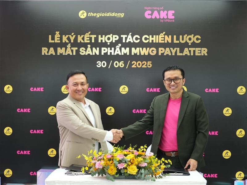 The Gioi Di Dong And Digital Bank Cake Launch Strategic Partnership, Introduce “MWG Paylater” Service