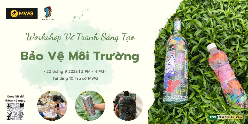 Workshop "Ve Tranh Sang Tao - Bao Ve Moi Truong"