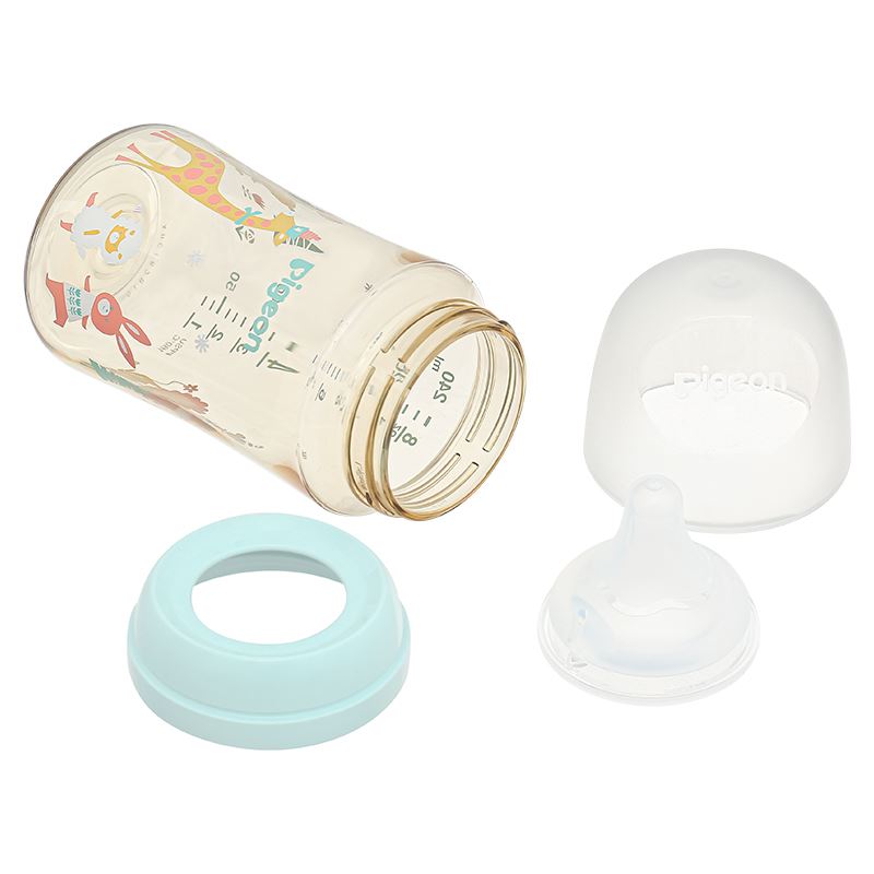 Bình sữa nhựa PPSU Pigeon Plus WN3 cổ rộng 160 ml (0 - 3 tháng) 18