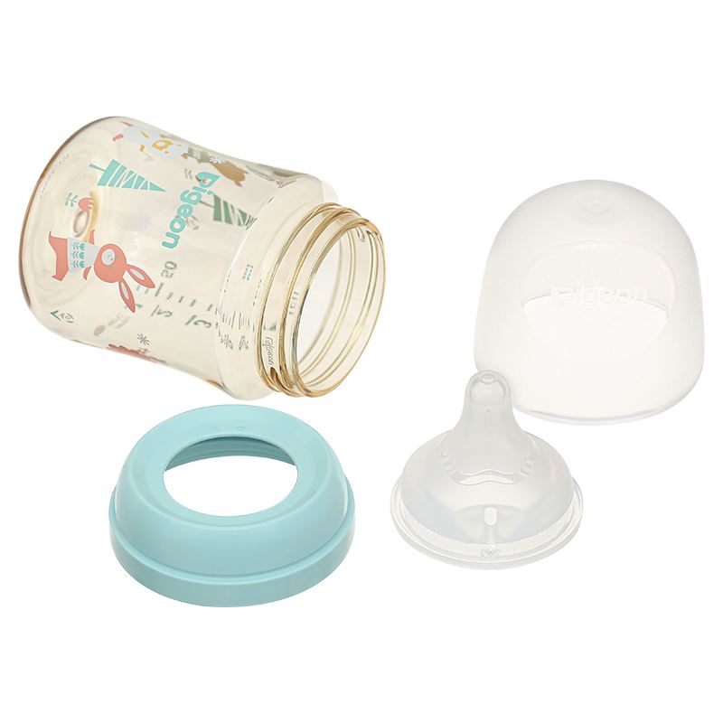 Bình sữa nhựa PPSU Pigeon Plus WN3 cổ rộng 160 ml (0 - 3 tháng) 4