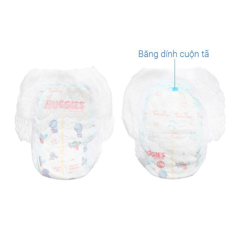Combo 2 tã quần Huggies Skincare cực đại size XXL 54 miếng/bịch (15 - 19 kg) - Giao bao bì ngẫu nhiên 8