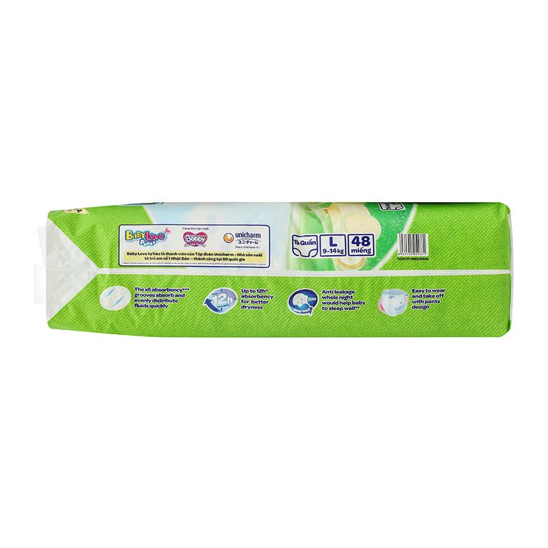 Tã quần BabyLove size M 48 +4/+12 miếng (6 - 11 kg) - Giao bao bì cộng miếng ngẫu nhiên 20
