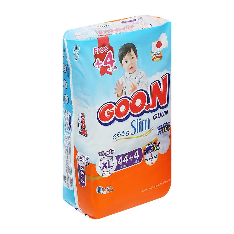 Tã quần GOO.N Slim size XL 44 + 4 miếng (12 - 17 kg) - Giao bao bì ngẫu nhiên 4